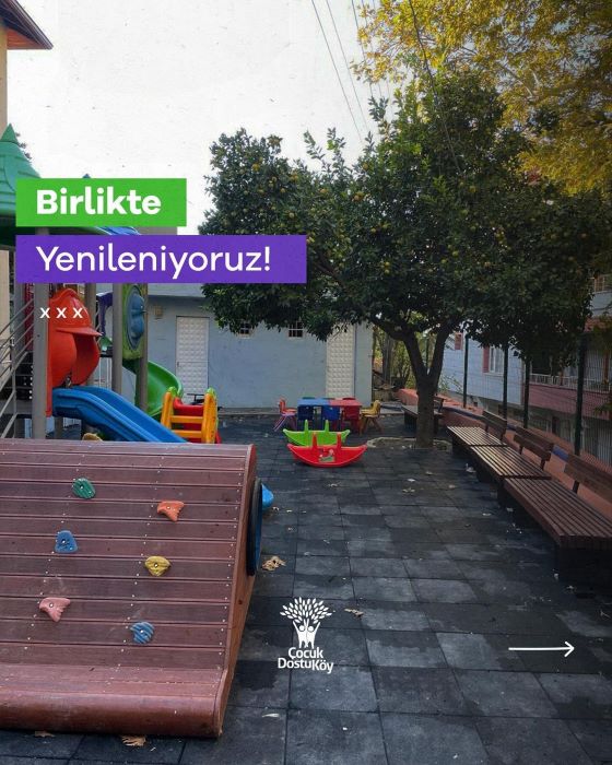 Çocuk parkımızın yapım çalışmaları devam ediyor Birlikte yenileniyoruz -2