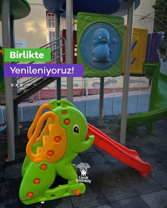 Çocuk parkımızın yapım çalışmaları devam ediyor Birlikte yenileniyoruz-3